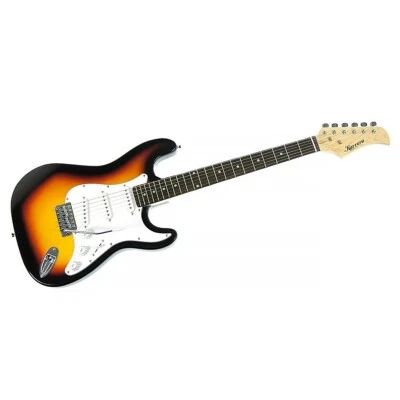 Karrera 39 Inch Electric Guitar 6 String Whammy Bar Adjustable Bridge Sunburst - image 1 of 4