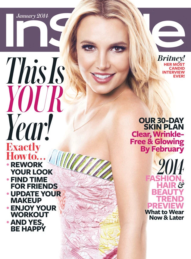 INSTYLE In Style Magazine January 2014 Britney Spears NEW - Image 1 of 1