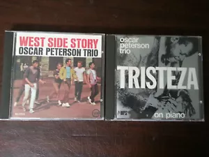 Oscar Peterson Trio: West Side Story CD + Tristeza CD NM discs West Germany - Imagen 1 de 3