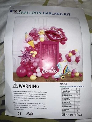 Balloon Garland Kit Barbie 126pc  - Image 1 of 4