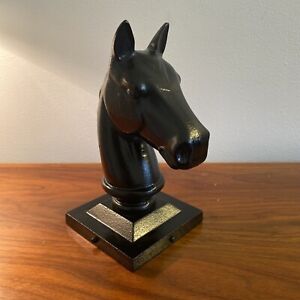 Horse Head Hitching Fence Post Topper Not Iron For 4X4 Post Cast Aluminum