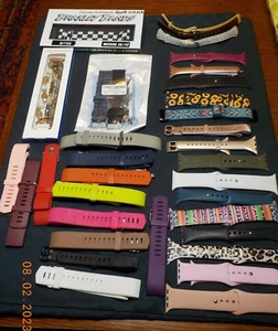 WATCH BAND LOT NEW/OPEN BOX 35 VARIETY/SIZES SMART WATCH BAND/FIT BIT - Picture 1 of 16