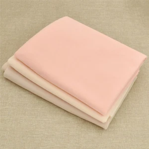 Color liso hágalo usted mismo muñeca piel tela textil fibra juguete costura retazos hechos a mano - Imagen 1 de 7
