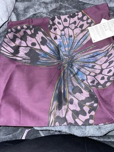 UK BUTTERFLY 40x40cm CUSHION COVER PILLOW CASE HOME SOFA DECOR BNWT - Picture 1 of 2