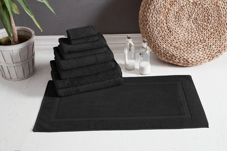 Arsenal 9pc Bath Towel Set Hand Washcloth 550 GSM Quick Cotton Soft Absorbent - Image 1 of 4