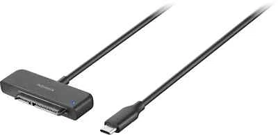 Insignia - SATA to USB-C Adapter for 2.5” SATA Drives - Black - (VG) - No Box - Image 1 of 4