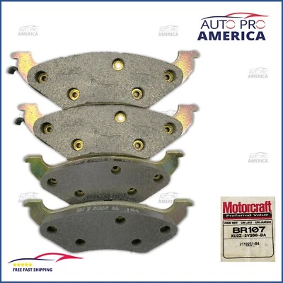 Riveted Brake Pads for 1990-1995 Ford Crown Victoria Mercury Grand Marquis OEM - Image 1 of 2