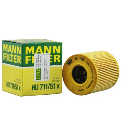 Filtro de aceite de motor MANN HU 711/51x apto para CITROEN FORD MINI PEUGEOT TOYOTA VOLVO Foto 1 de 4