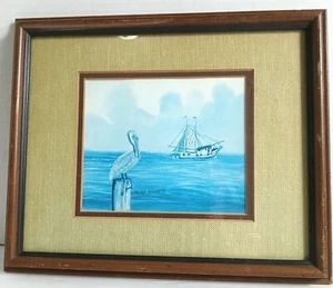 William Rogers Jr Signed Nautical Art Print   - Picture 1 of 7