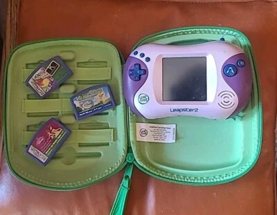 LeapFrog Leapster2 Learning Game System +3game+case - Image 1 of 4
