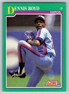 1991 Score - #202 Oil Can Boyd - Image 1 of 2