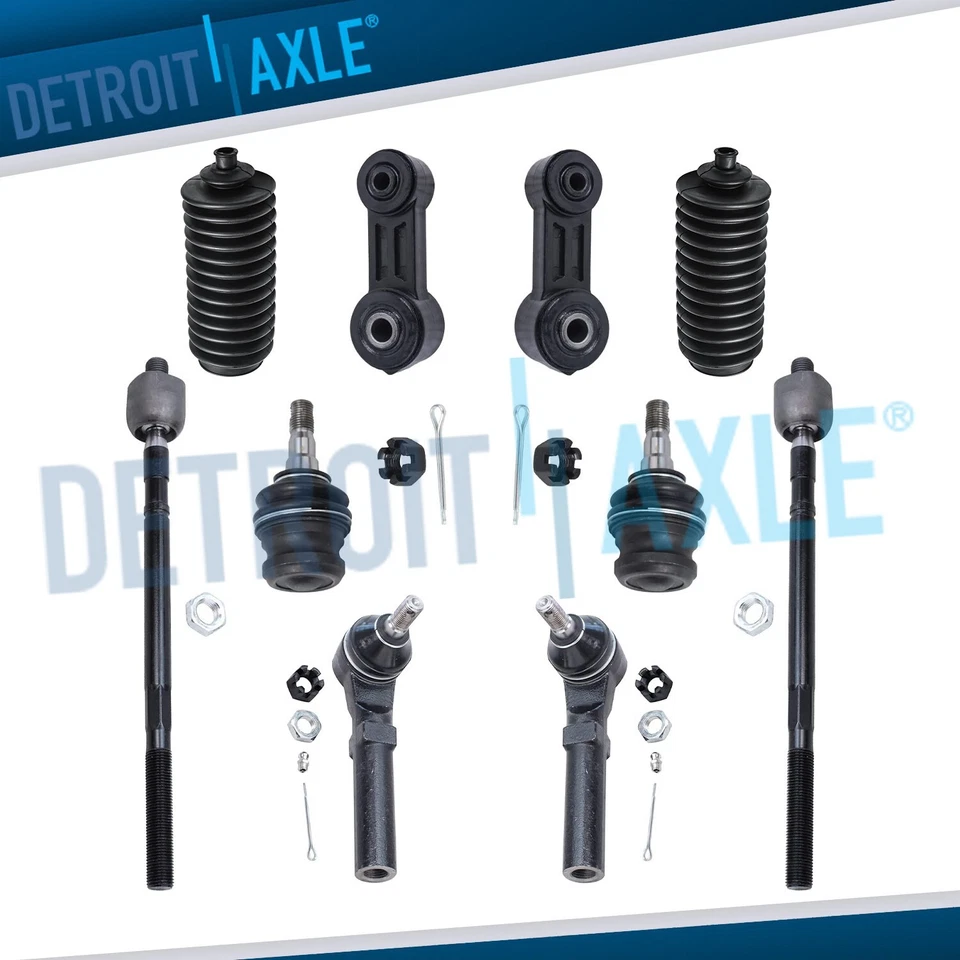 10pc Front Inner Outer Tie Rods Sway Bar Links for Subaru Baja Legacy Outback - Image 1 of 4