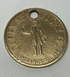 Antike Gemischtwarenladen Handels Medaille Masury Is Good Paint Carry Me Lucky Be - Bild 1 von 4