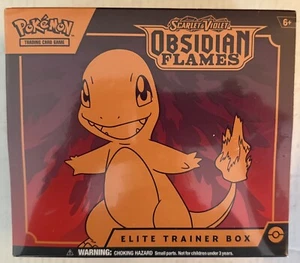 1 x Pokemon OBSIDIAN FLAMES ELITE TRAINER BOX SEALED NEW - Picture 1 of 2