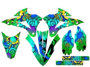 Kit de gráficos KX 100 ZANY Green Senge 2014-2021 compatible con Kawasaki - Imagen 1 de 10