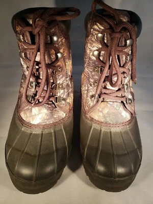 Magellan Mossy Oak Insulated Waterproof Boots Size 4 Hunting Fishing Snow Rain - Image 1 of 4