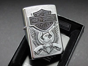 Zippo Lighter ⁕ Harley Davidson Eagle Emblem ⁕ 60001207 ⁕ Neu New ⁕ A377/II - Bild 1 von 2