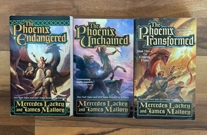Enduring Flame Series All 3 Books Paperback Mercedes Lackey J. Mallory Phoenix - Picture 1 of 5