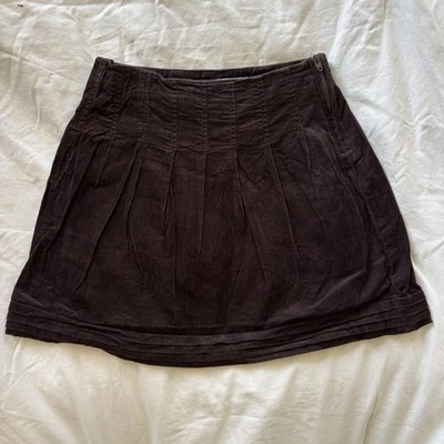 Girl’s Lands End Brown Corduroy Skort Size 6X - Image 1 of 4