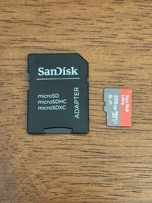 SanDisk Ultra microSDXC 256GB Micro SD Card w/ Insignia Card Adapter - Image 1 of 4