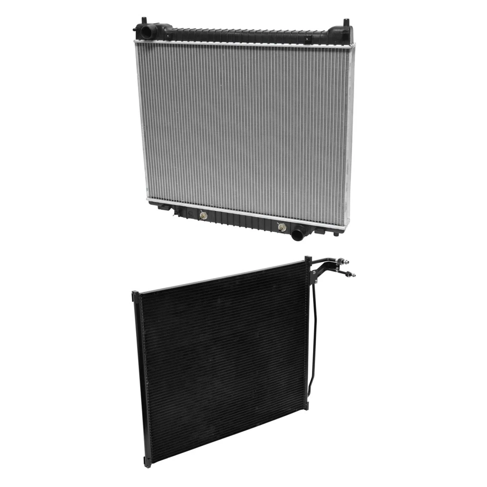 For Ford E-450 Super Duty 2003-2007 UAC BNDL-476139 Radiator & Condenser Kit Foto 1 de 1