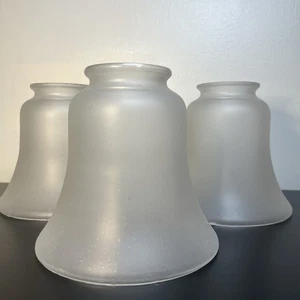 Bell Shaped Frosted Glass Lamp Ceiling Fan And Vintage Lamp Sconces Lamp Shades - Picture 1 of 10