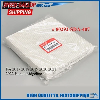 For 2017 2018 2019 2020 2021 2022 Honda Ridgeline Cabin Air Filters 80292SDA407 - Image 1 of 4