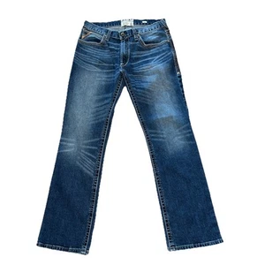 Ariat M4 Jeans Uomo Taglia 34x34(33) Stivaletto Relaxed Gamba Denim Blu Western - Foto 1 di 5