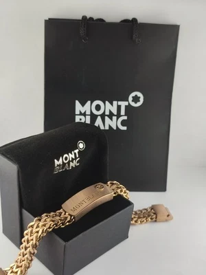 Pulsera Montblanc de lujo de acero inoxidable para hombre con caja - Envío gratuito Foto 1 de 4