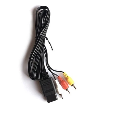 AV RCA TV Cable for Nintendo N64 SNES GameCube 6ft/1.8m Audio Video Cord - Image 1 of 4