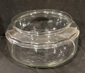 Vintage 2.5 Gallon 7"x12" Glass Turtle Round Bowl Aquarium Tank Terrarium - Picture 1 of 6