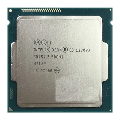 Intel Xeon E3-1270 V3 4 Core 3.5GHz SR151 Socket LGA1150 CPU Processor - Image 1 of 4