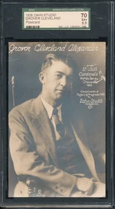 1926 Zahn Studio Postcard Grover Cleveland Alexander SGC 5.5 - POP 1, highest - Picture 1 of 3
