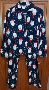 Old Navy 2pc Christmas Pajamas Santa Match the Fam Women's Med - Picture 1 of 4