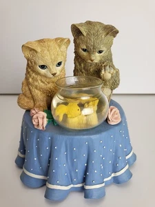 VTG San Francisco Music Box- 2 Cats and Fish Bowl, Can't Take My Eyes Off You - Picture 1 of 13