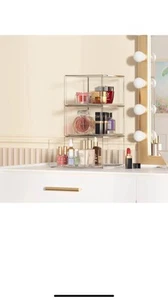 Vtopmart Stackable Makeup Storage Drawers, 4 Pack Acrylic Bathroom Organizers - Picture 1 of 2