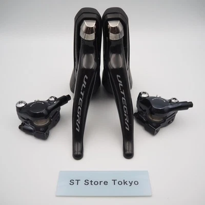 Étriers à levier de frein à disque Shimano Ultegra 2x11 ST-R8020 BR-R8070 Fas... - Photo 1/4