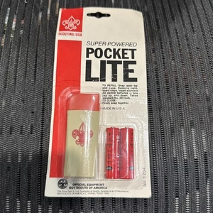 NOS Vintage BOY SCOUT OF AMERICA Official POCKET LITE In Package BSA Scouting - Picture 1 of 8