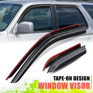 Cinta de canal de fibra de carbono estilo para viseras de ventana para Toyota 4Runner 96-02 - Imagen 1 de 6