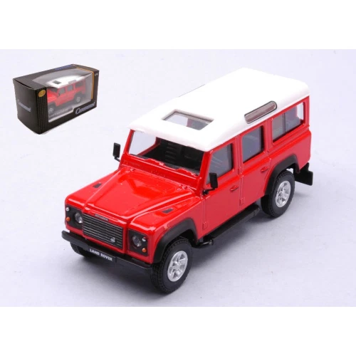 LAND ROVER DEFENDER RED WITH WHITE ROOF 1:43 Cararama Auto Stradali Nouveau modè - Photo 1/1