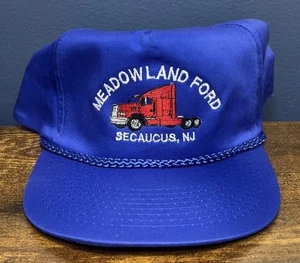 Vintage Meadowland Ford Secaucus NJ New Jersey Truckermütze Snapback Cobra Caps - Bild 1 von 7