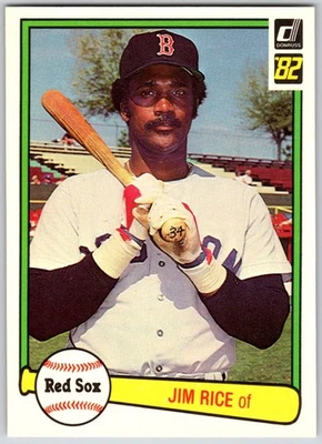 1982 Donruss #200 - Jim Rice Boston Red Sox (NM) *HGCARDS* - Image 1 of 2