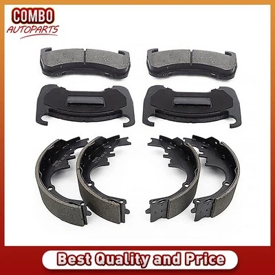 Front Rear Disc Brake Pad Set Drum Brake Shoe fits 1976-1980 Chevrolet Monza Foto 1 de 4