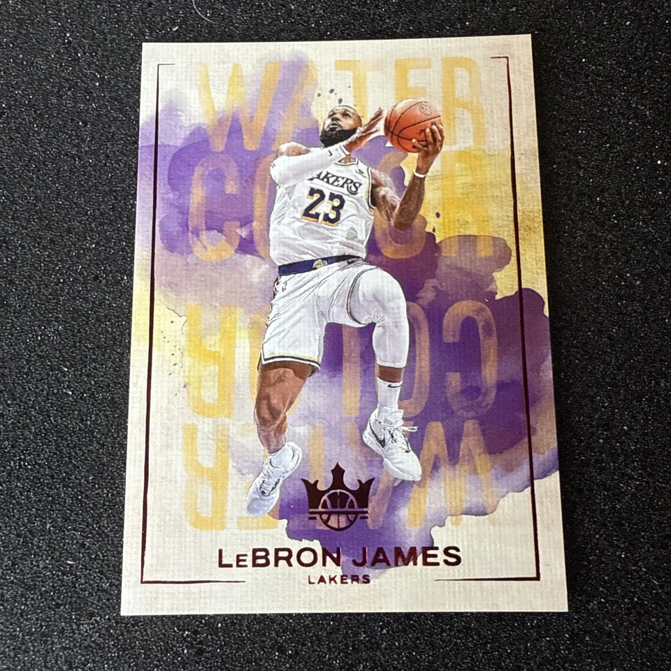 2024-25 Panini Court Kings - Water Color LeBron James #10 Ruby /149 - Image 1 of 4