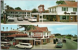 Postal de San Agustín, Florida MONTEREY COURT - 16 Bay Street - 1976 FL Cancelar - Imagen 1 de 2