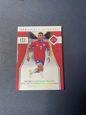 2022 Panini National Treasures Road FIFA World Cup Gold Alexis Sanchez /10 Chile - Image 1 of 4
