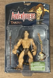 Figura Aventureros Tarzán Disney Exclusiva de Disney Store 1999 Nueva en Caja Lanza - Imagen 1 de 11