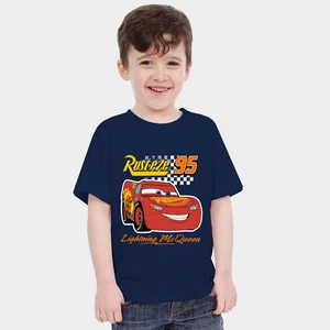 Disney Cars T Shirt | Lightning McQueen T-Shirt For Boys | Disney Boys Top - Picture 1 of 10