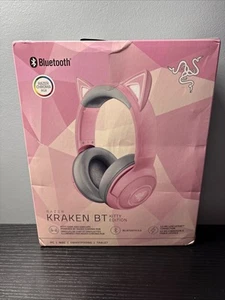 Razer Kraken BT Kitty Pink Bluetooth Headphones Headset - Picture 1 of 3