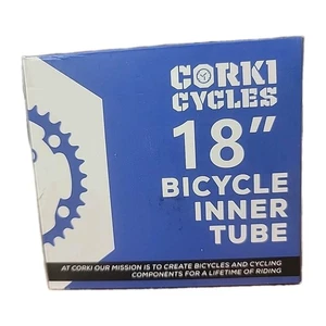 "Paquete de 2 tubos de bicicleta de 18"" de caucho butílico duradero para tamaños de neumáticos de 18"" x 1,75 1... - Imagen 1 de 3